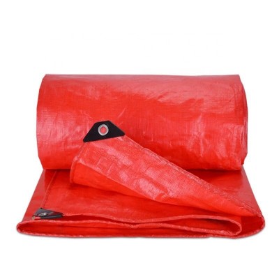 Feilun China PE tarpaulin factory price water-proof red PE tarpaulin