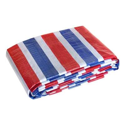 Feilun China PE tarpaulin factory price water-proof stripe PE tarpaulin